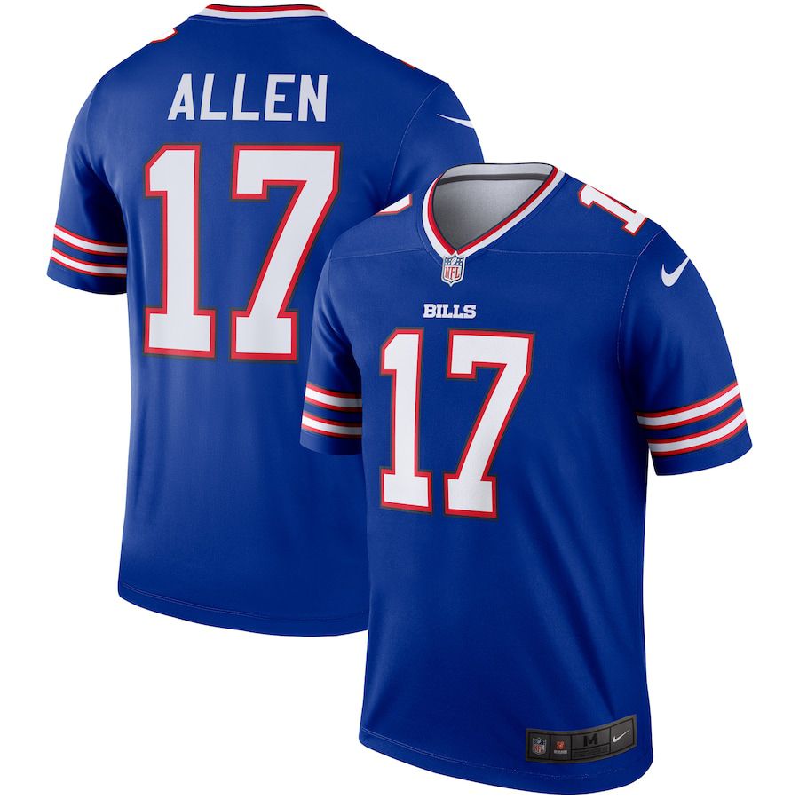 Men Buffalo Bills #17 Josh Allen Nike Royal Legend NFL Jersey->buffalo bills->NFL Jersey